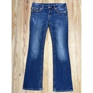 Miss Me Classic Saddle Stitch Bootcut Jeans Size 29